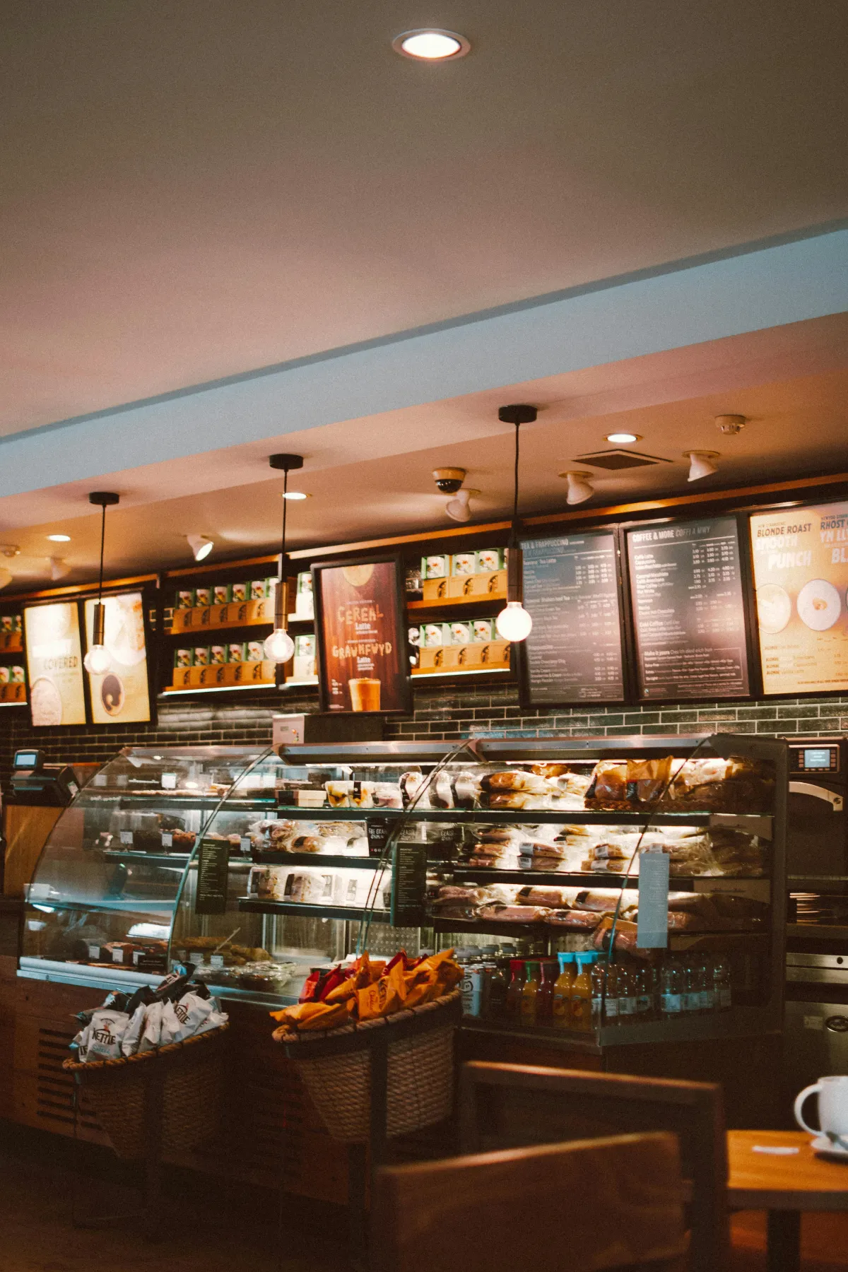 A cozy cafe in Dublin with customers enjoying coffee